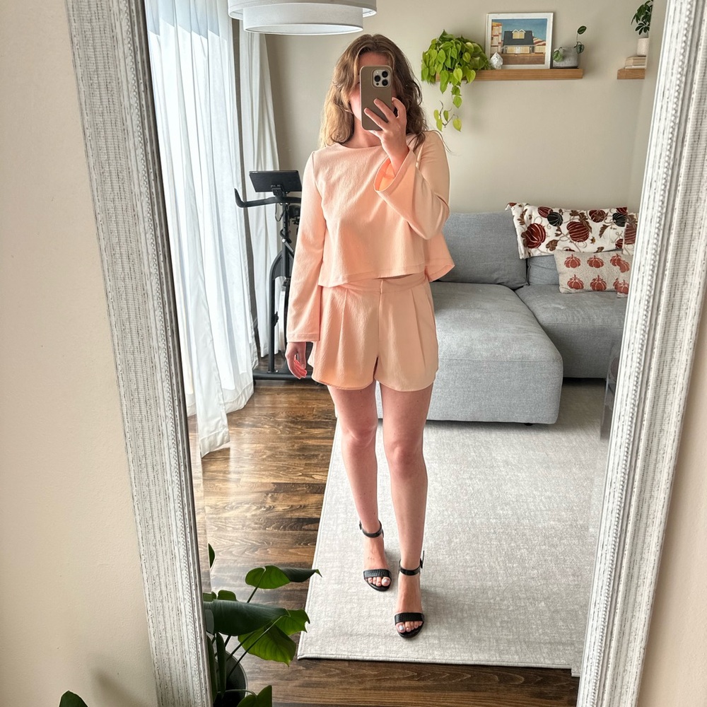Peach two piece set